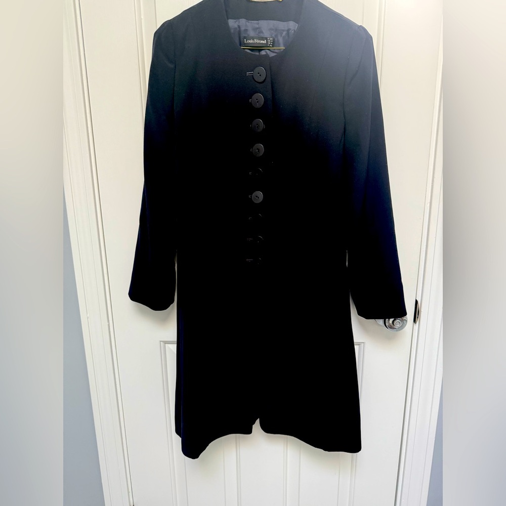 Louis Feraud Black Coat